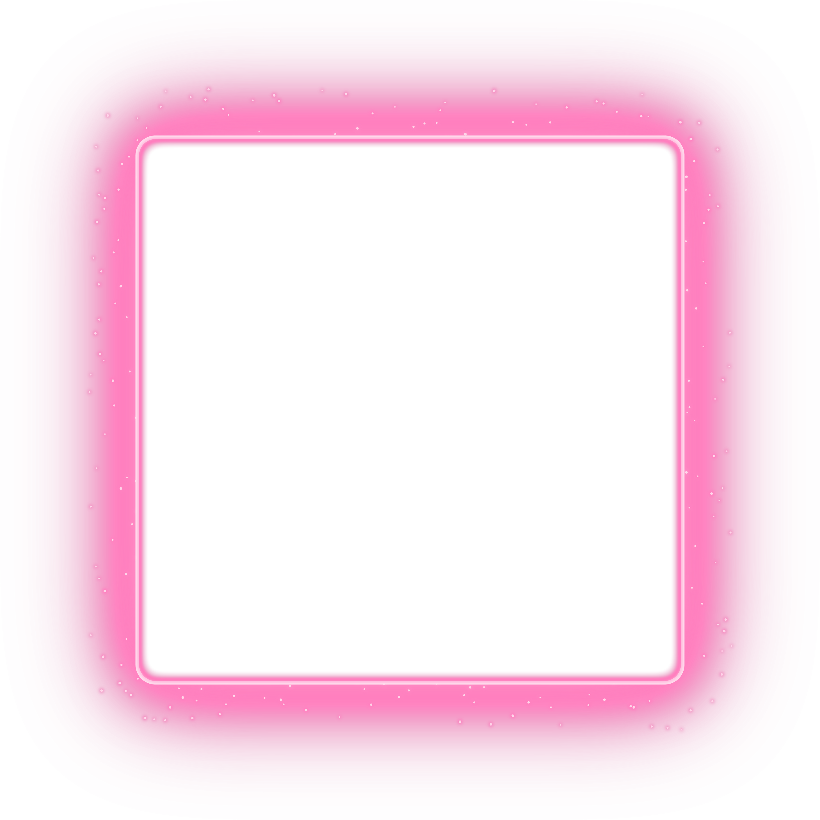 pink glowing square frame
